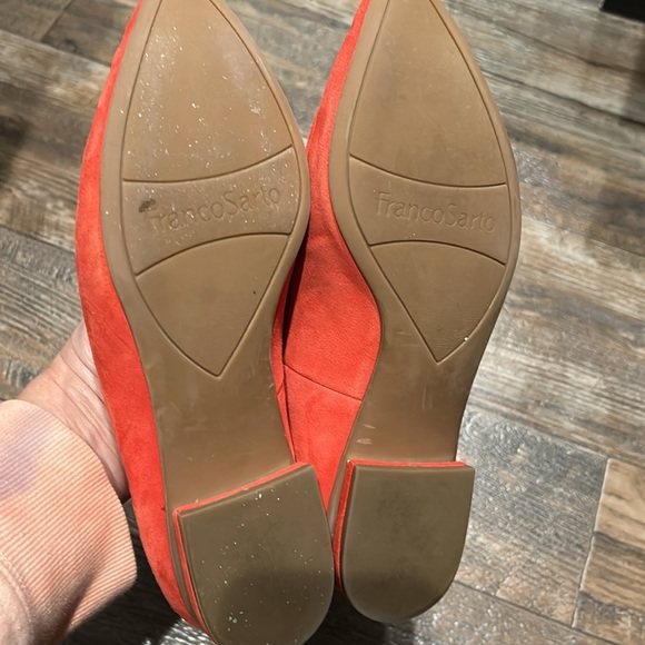 Franco Sarto red suede loafers - Picture 5 of 6
